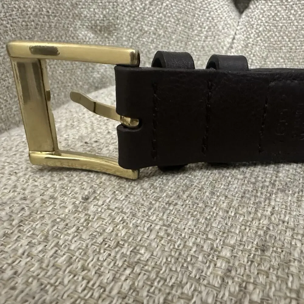 Big Men Leather Belt Dress‎ Brown Men Big Size 54/56